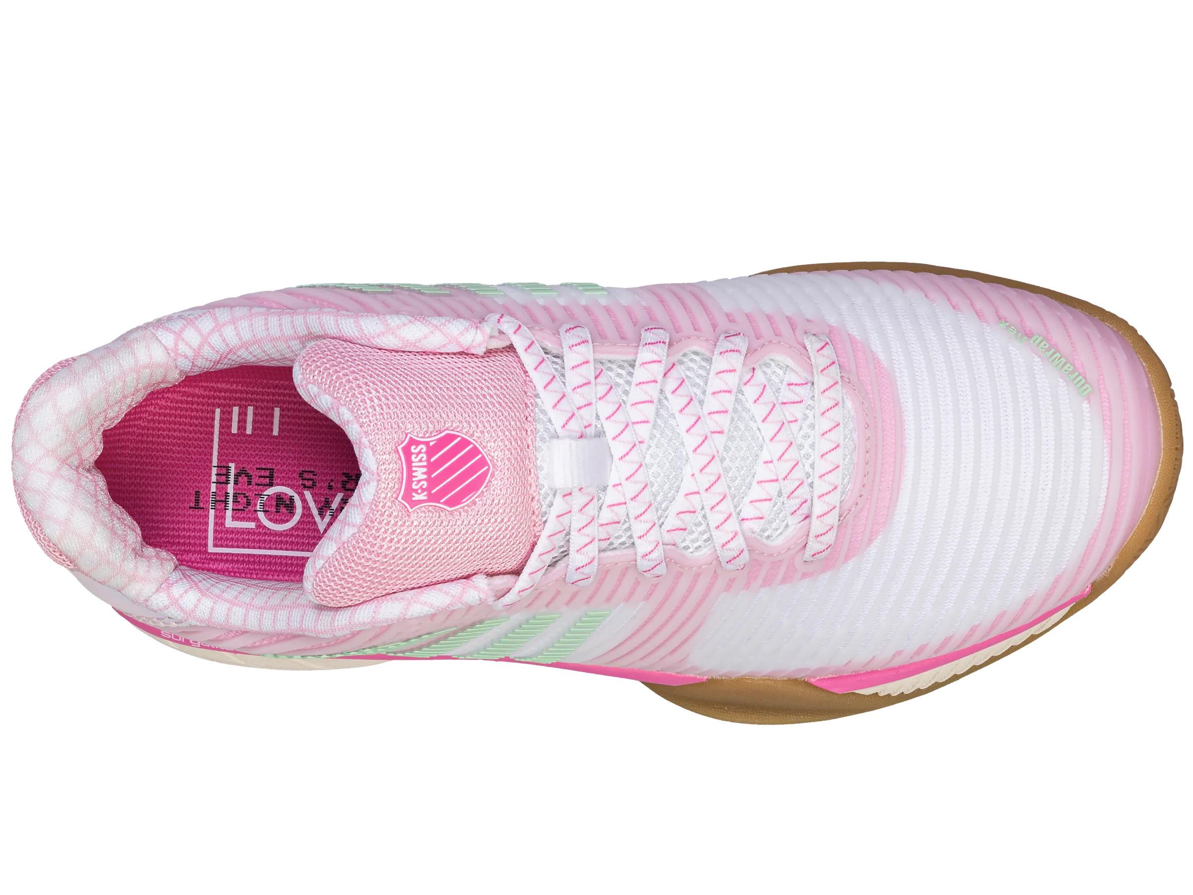 97382-105-M | HYPERCOURT EXPRESS 2  LUCKY IN LOVE | WHITE/PEONY/BISCAYNE