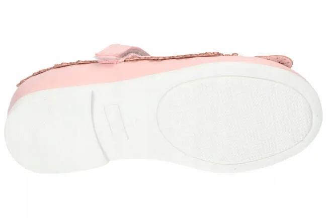 AC Girls' Light Pink Flats | 327/22-LP