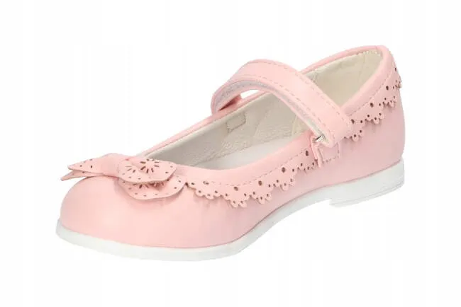 AC Girls' Light Pink Flats | 327/22-LP