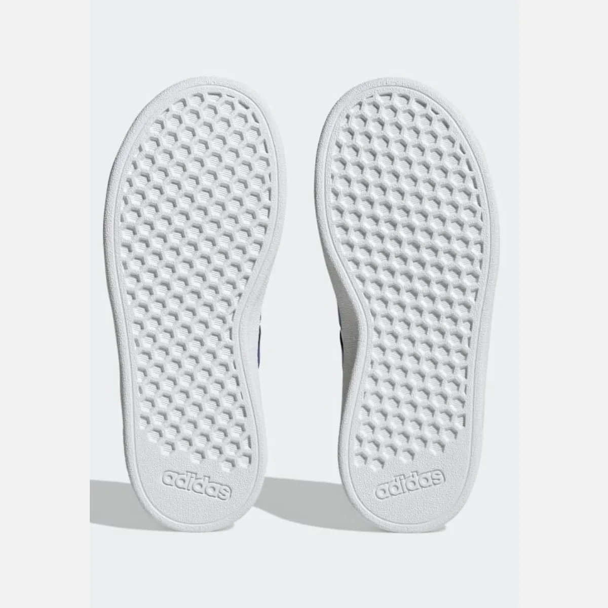 Adidas GRAND COURT 2.0 Kids Unisex Shoes BOY AND GIRL (15 YEAR)-Cloud White/Lucid Blue/Preloved Blue