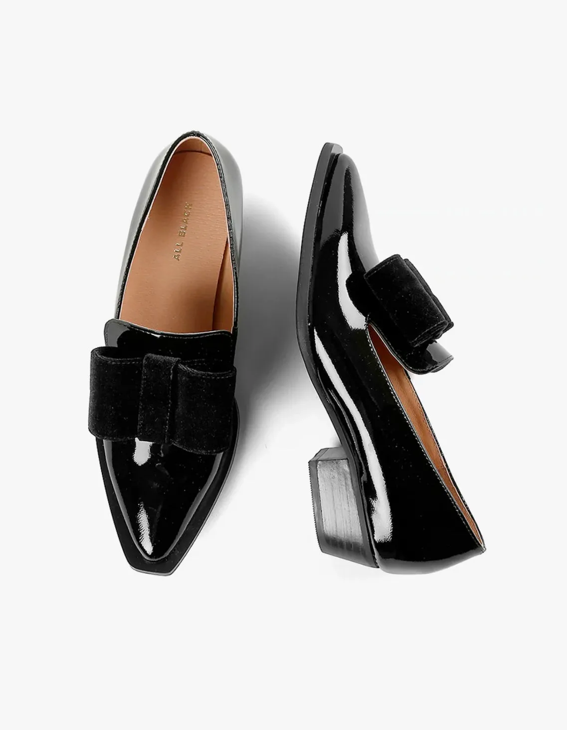ALL BLACK FOOTWEAR - Pat & Bow