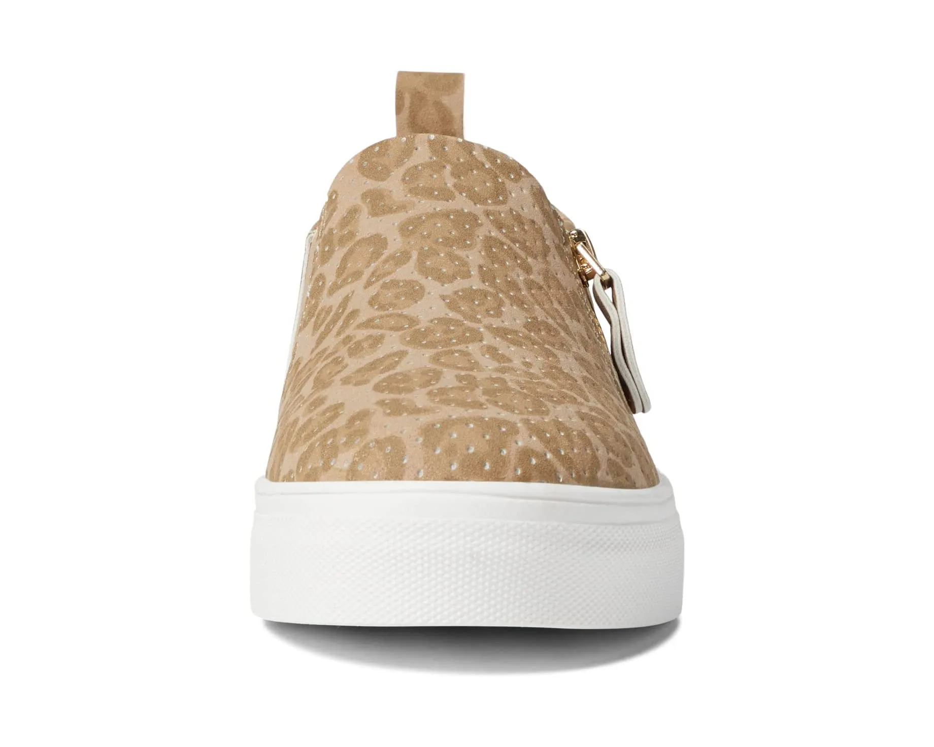 Andraya Tan Leopard Zip Girls Shoe - Select Size
