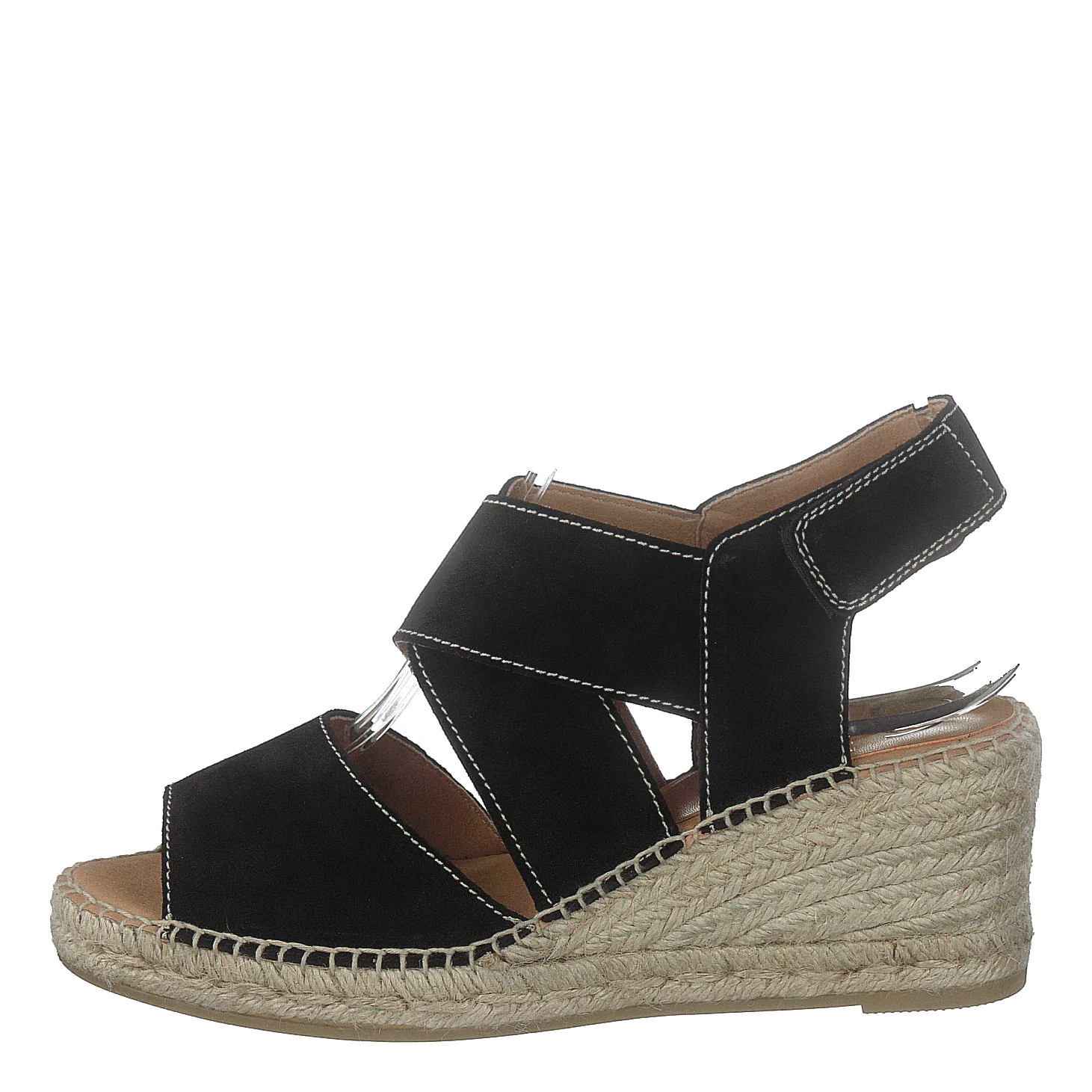 Ania Natural Suede Negro