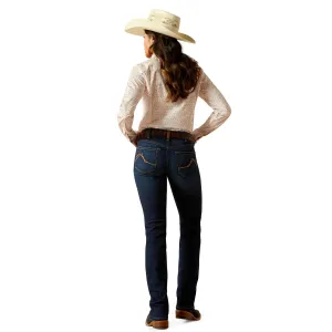 Ariat Womwns Mid Rise Straight Jeans - Romana Pennsylvania