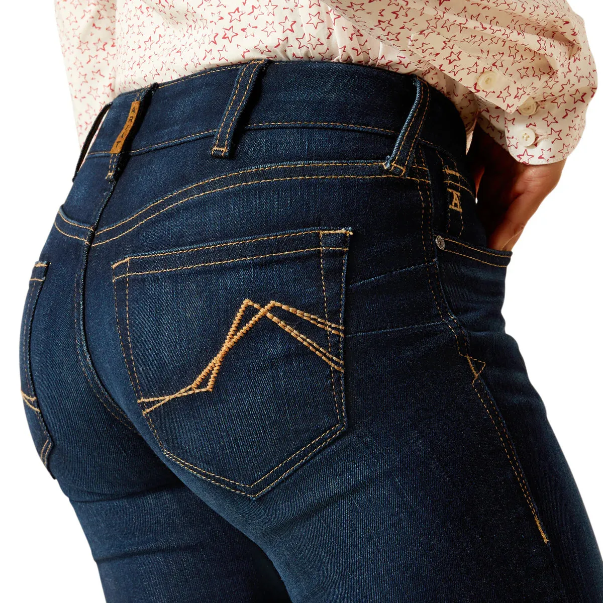 Ariat Womwns Mid Rise Straight Jeans - Romana Pennsylvania