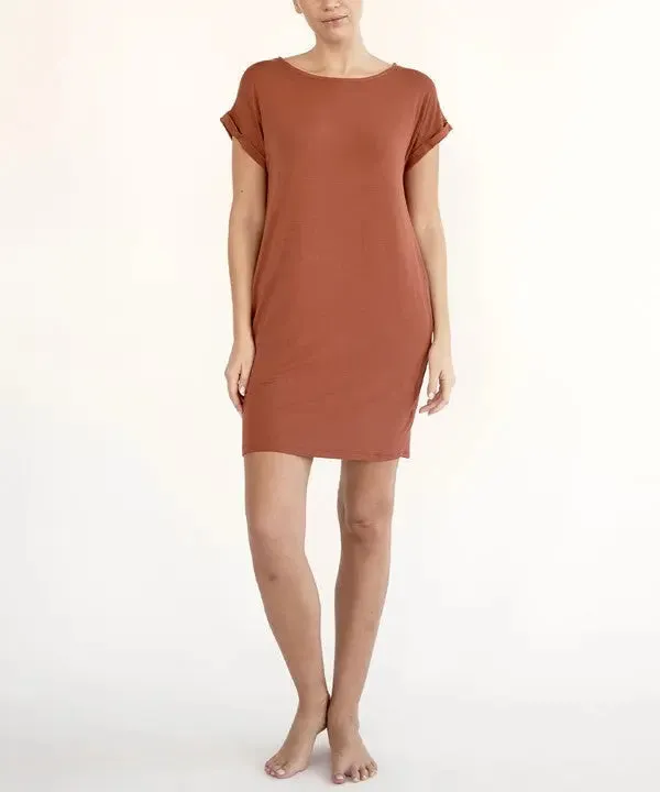 Bamboo Crop Dress With Pockets