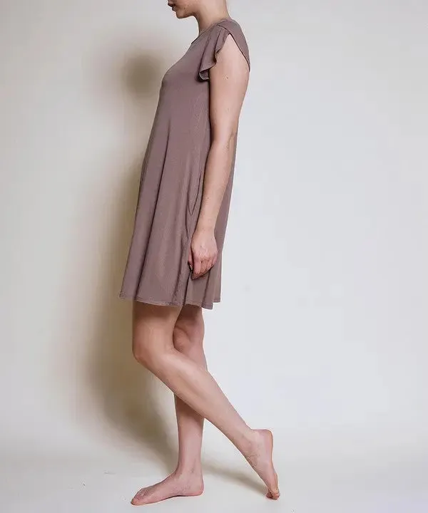 Bamboo Tulip Sleeve Dress
