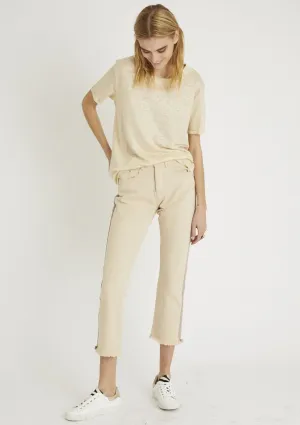 Beige Detailed Jeans | Malaga Jean | Berenice