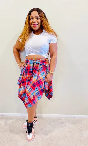 Belle Plaid Skirt