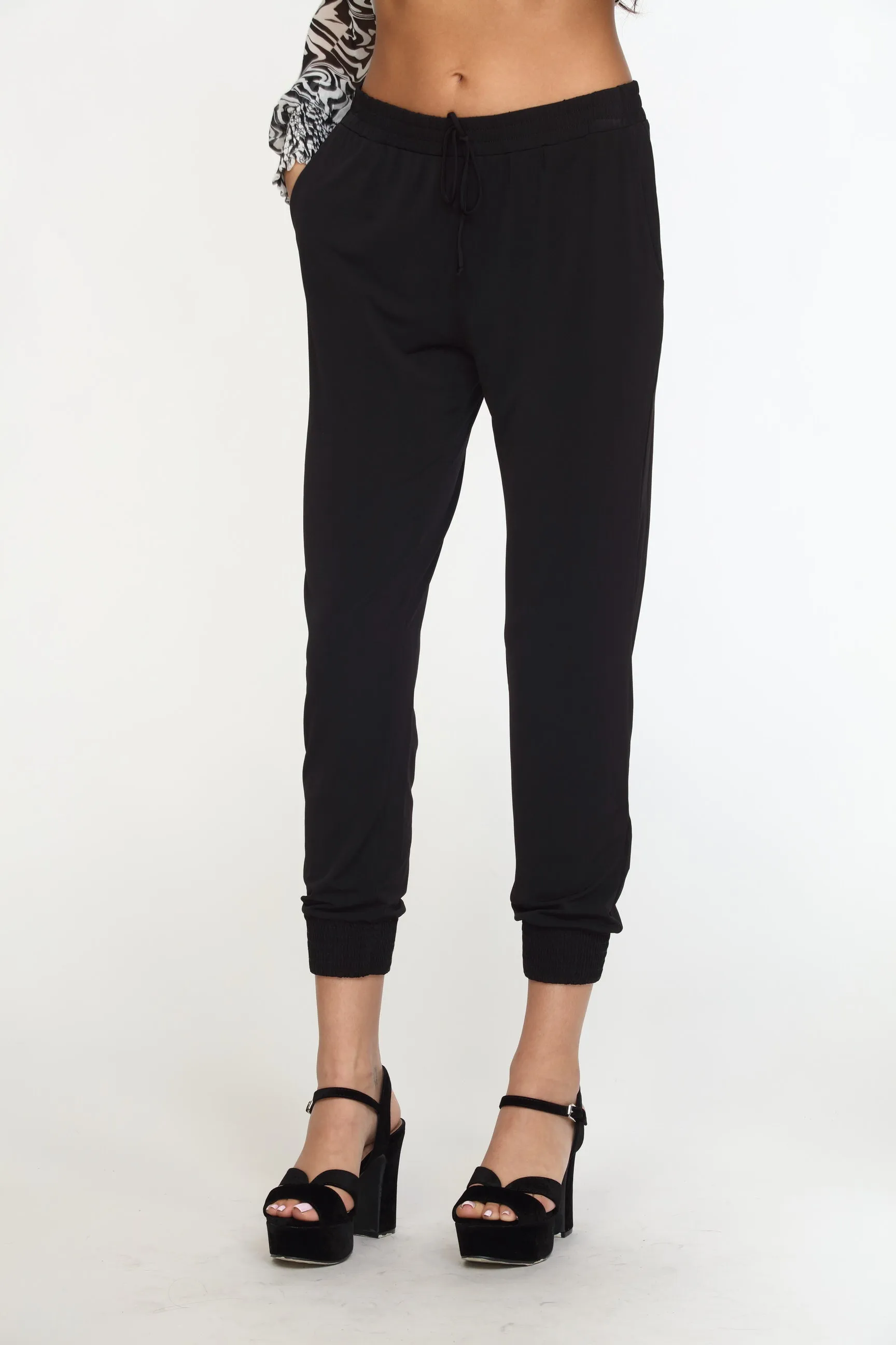Black Stretch Joggers - BEST SELLER