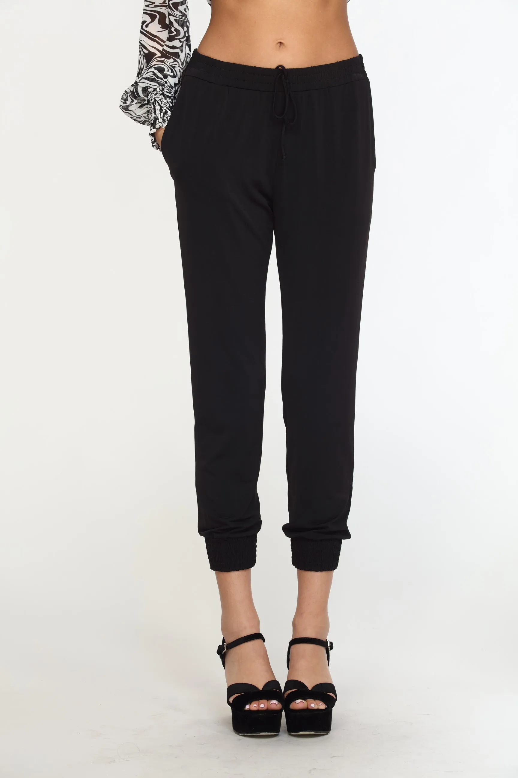 Black Stretch Joggers - BEST SELLER