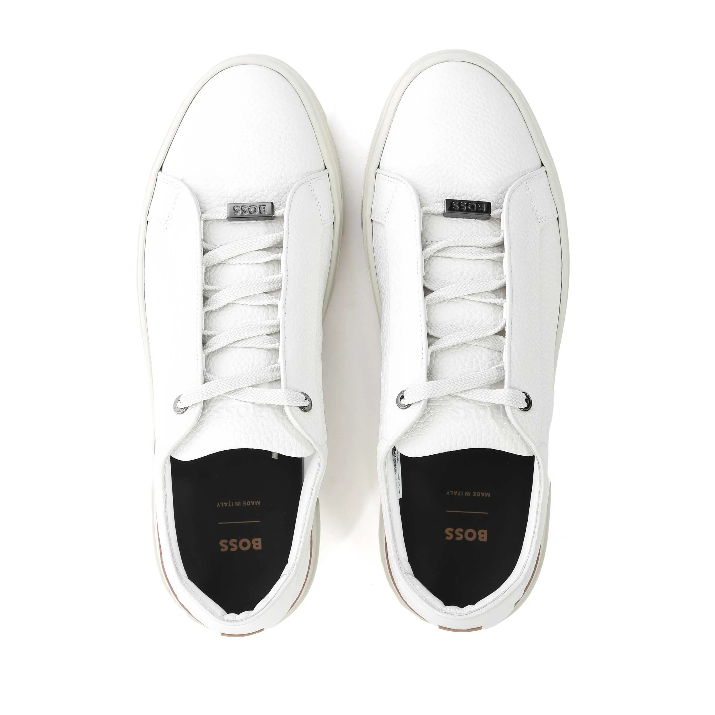 BOSS Gary Tenn grlthd Trainer in Open White