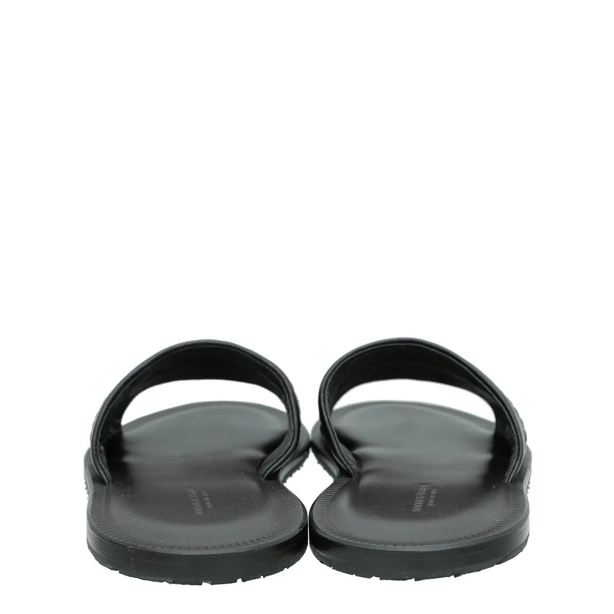 Bottega Veneta Black Intrecciato Slide Sandal 43