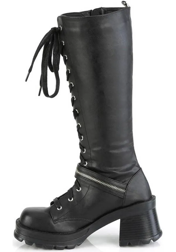 BRATTY-206 [Black] | PLATFORM HEELS [PREORDER]