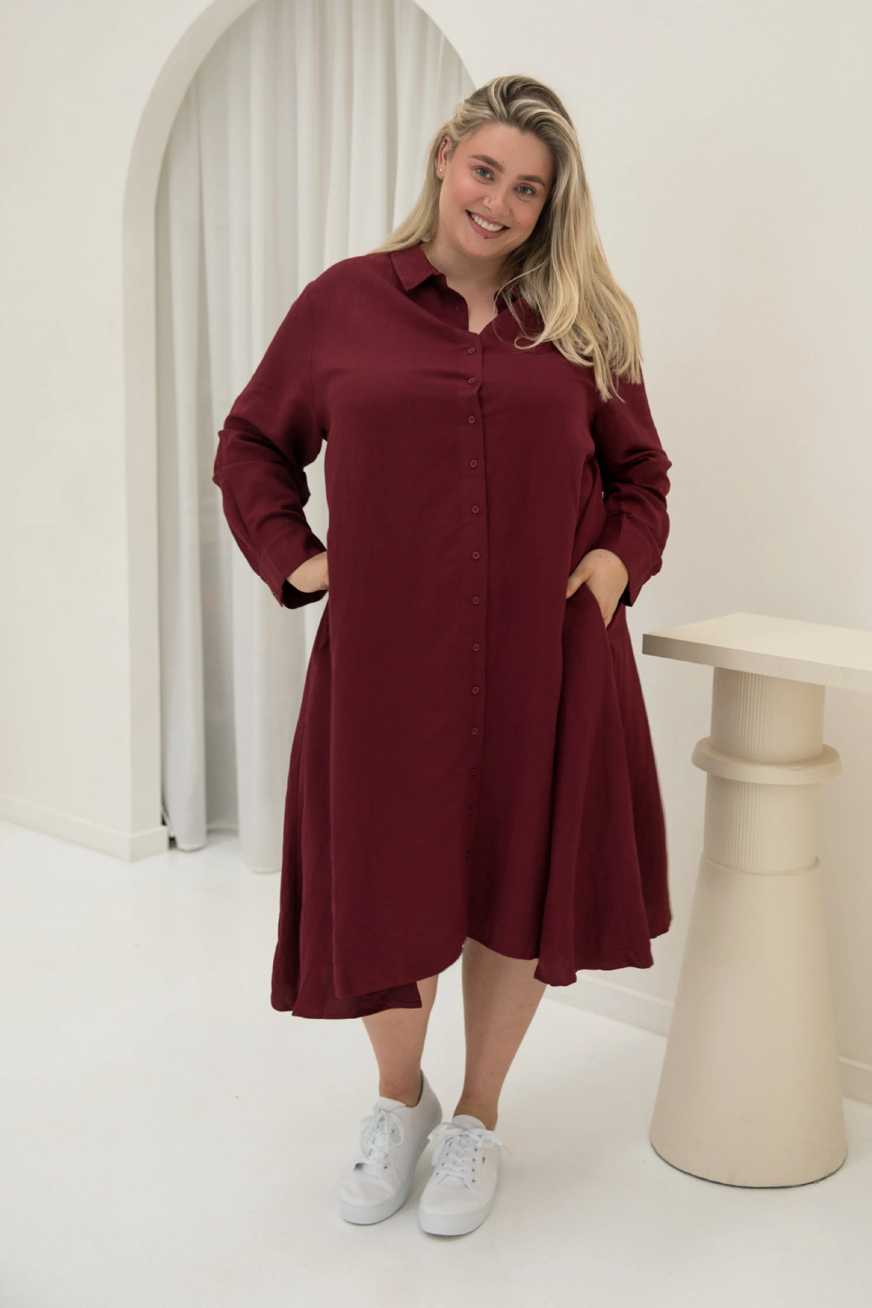 Cadillia Dress | Mahogany | FINAL SALE