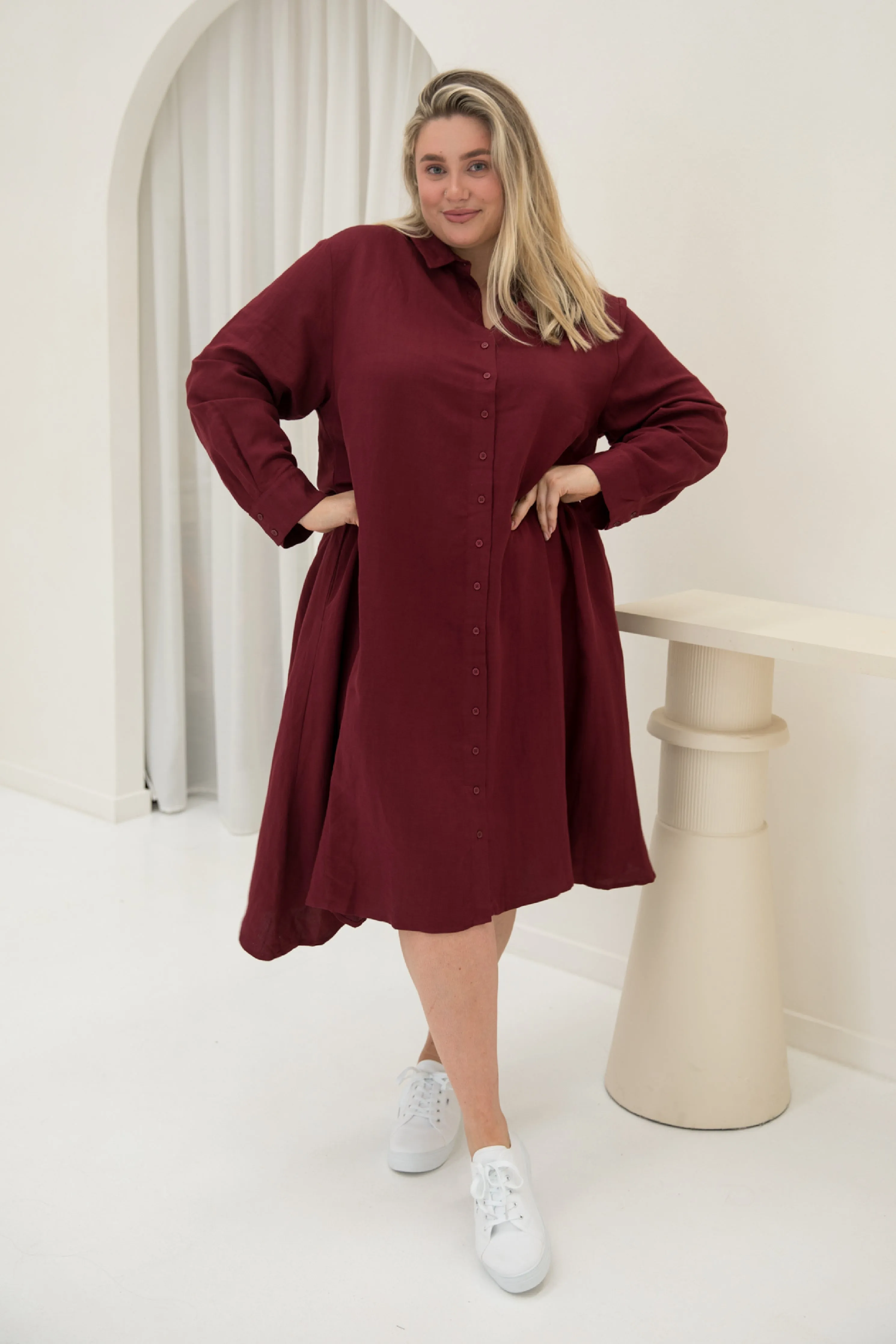 Cadillia Dress | Mahogany | FINAL SALE