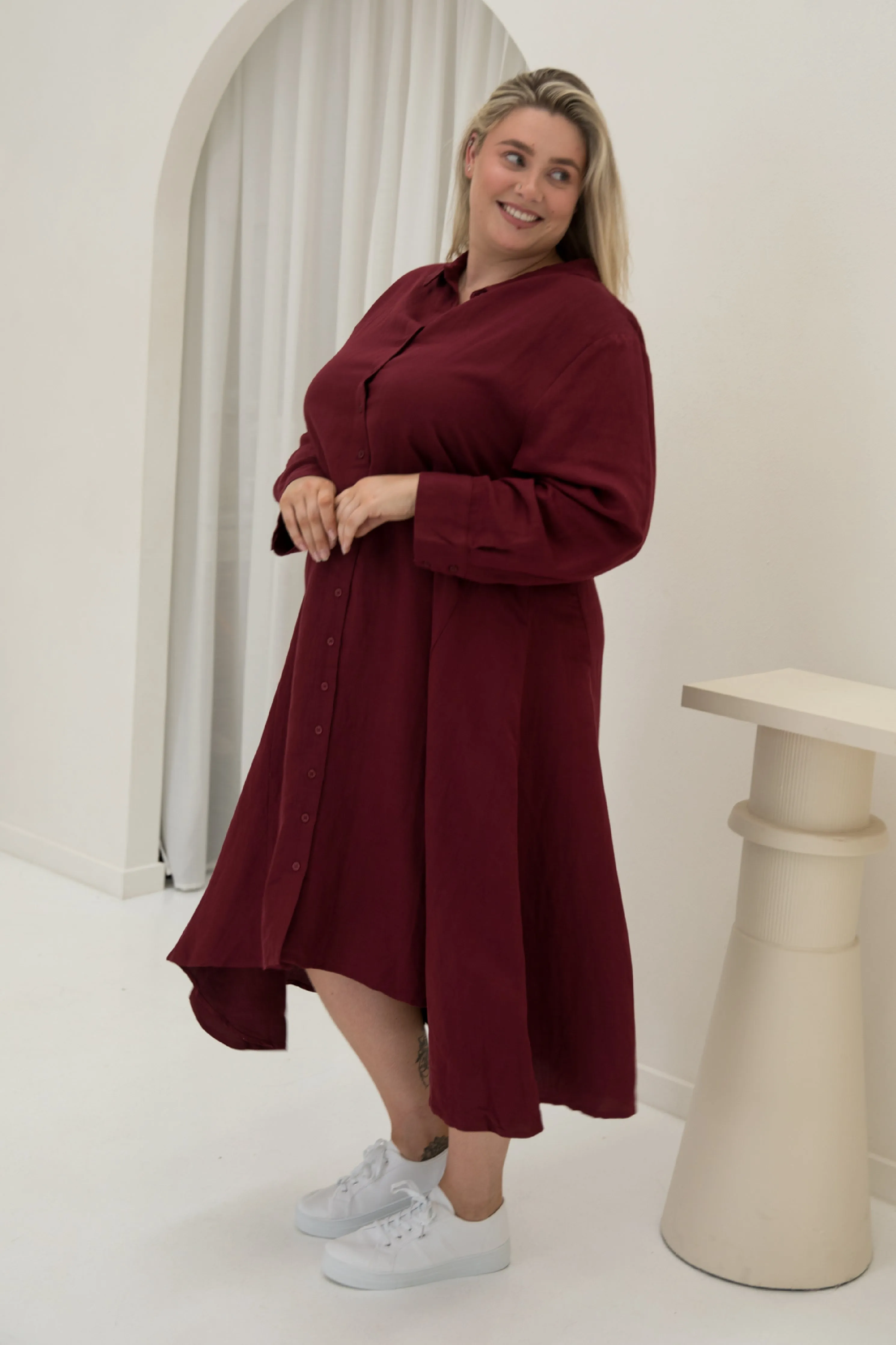 Cadillia Dress | Mahogany | FINAL SALE