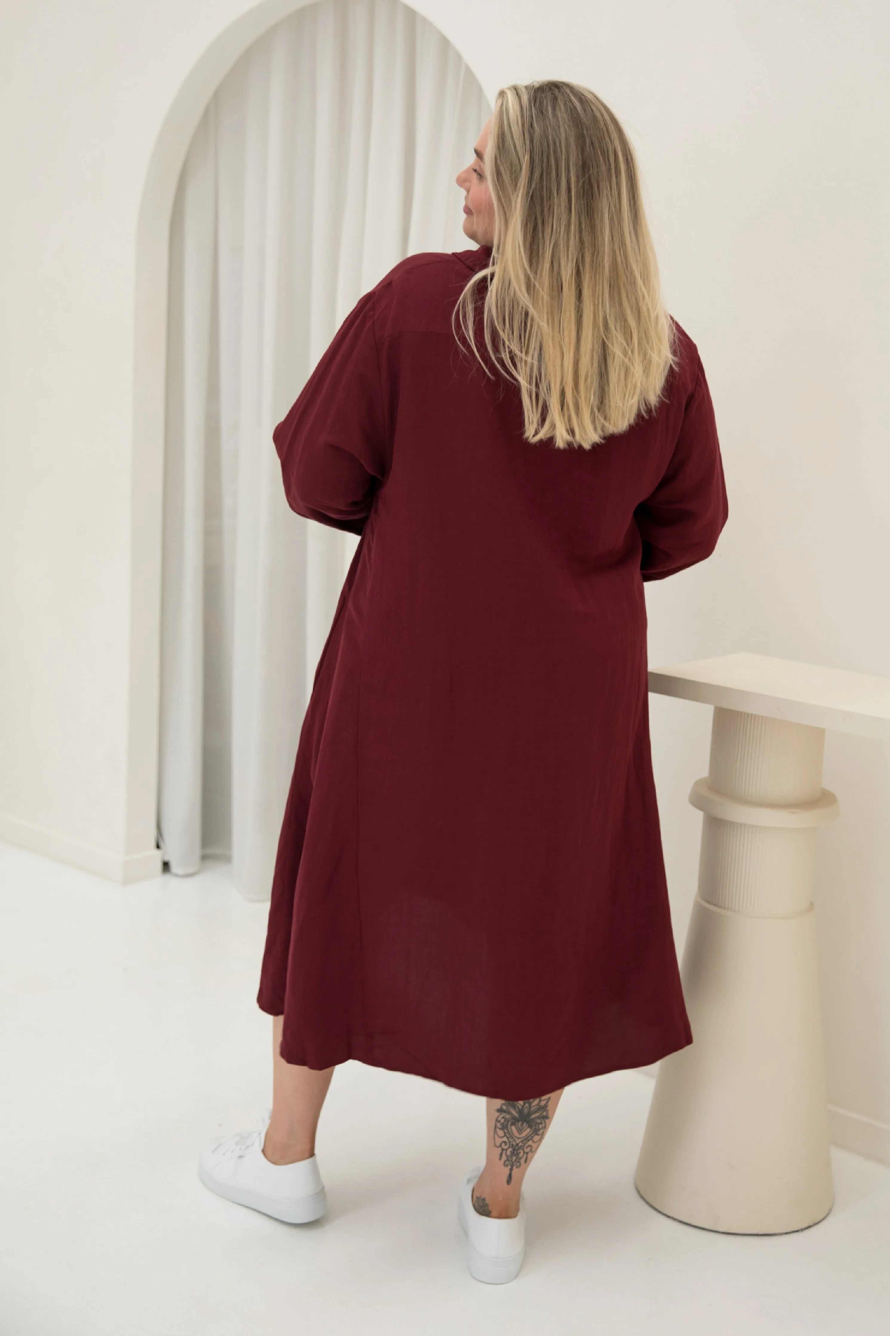 Cadillia Dress | Mahogany | FINAL SALE