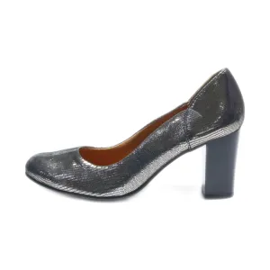 Caprice High-Heel Shoes Leather Silver Colour For Women