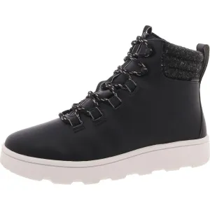 Clarks Womens STEP EXPLORHI Leather Trainer High-Top Sneakers