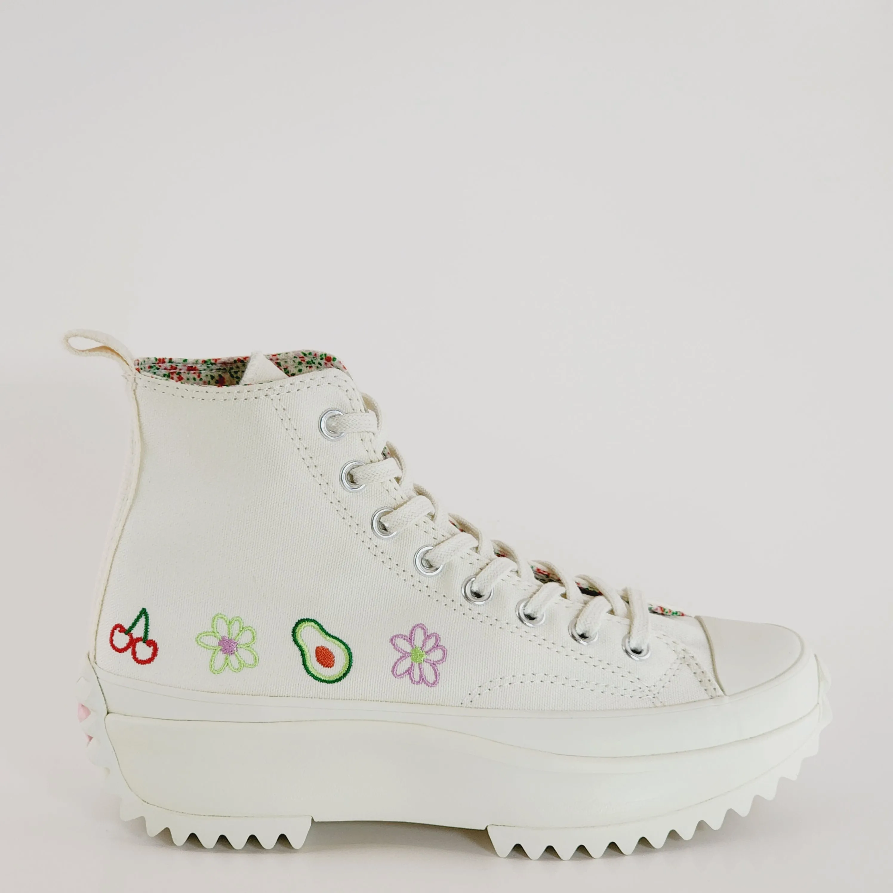 Converse Run Star Hike Embroidered Women's Platform Sneakers A03560C NWT