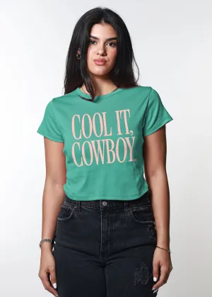 Cool It Cowboy Baby Tee | Girl Dangerous
