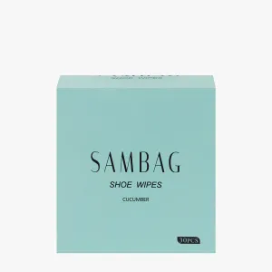 Cucumber scented shoes wipes