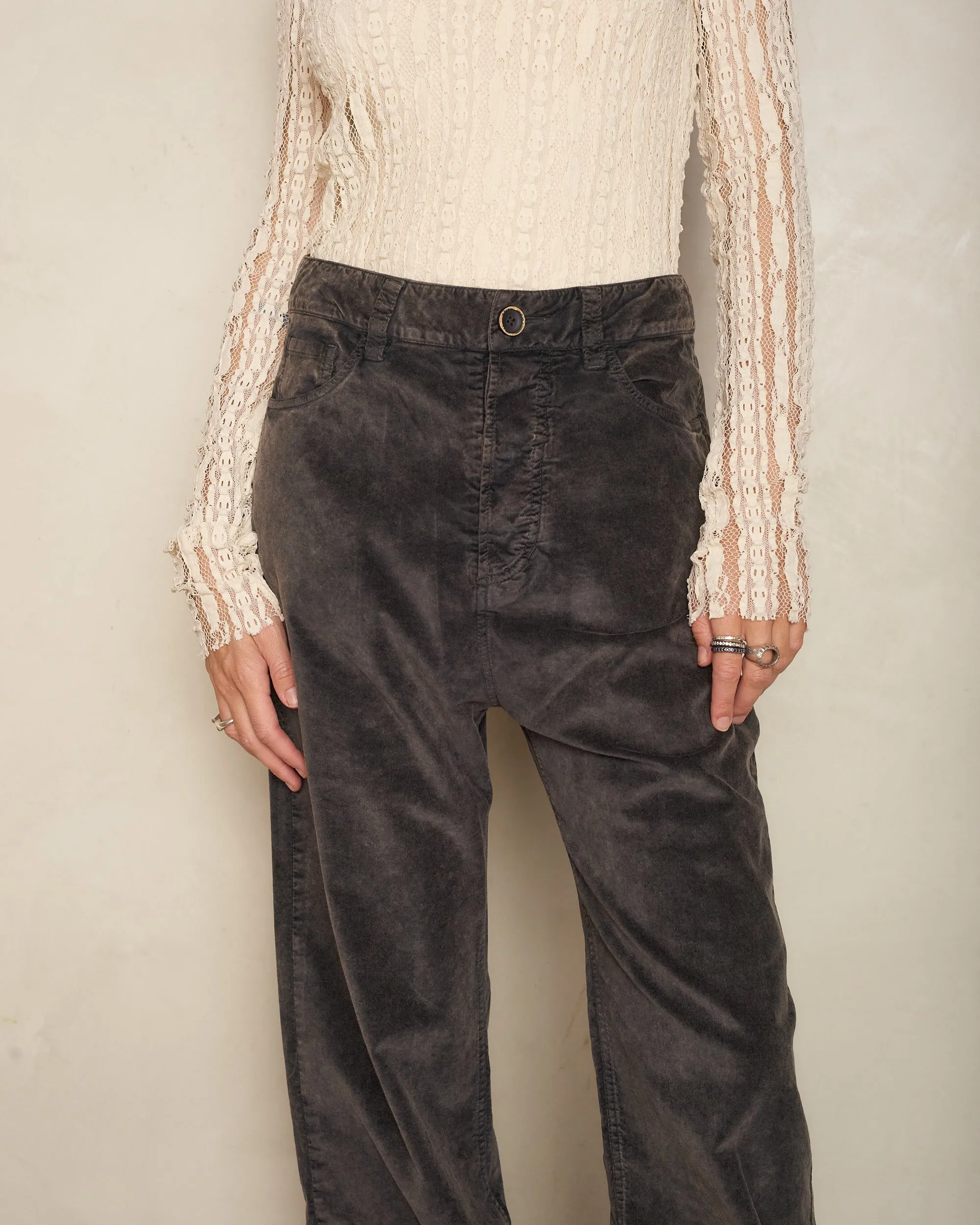 Dark Grey Tree Pants