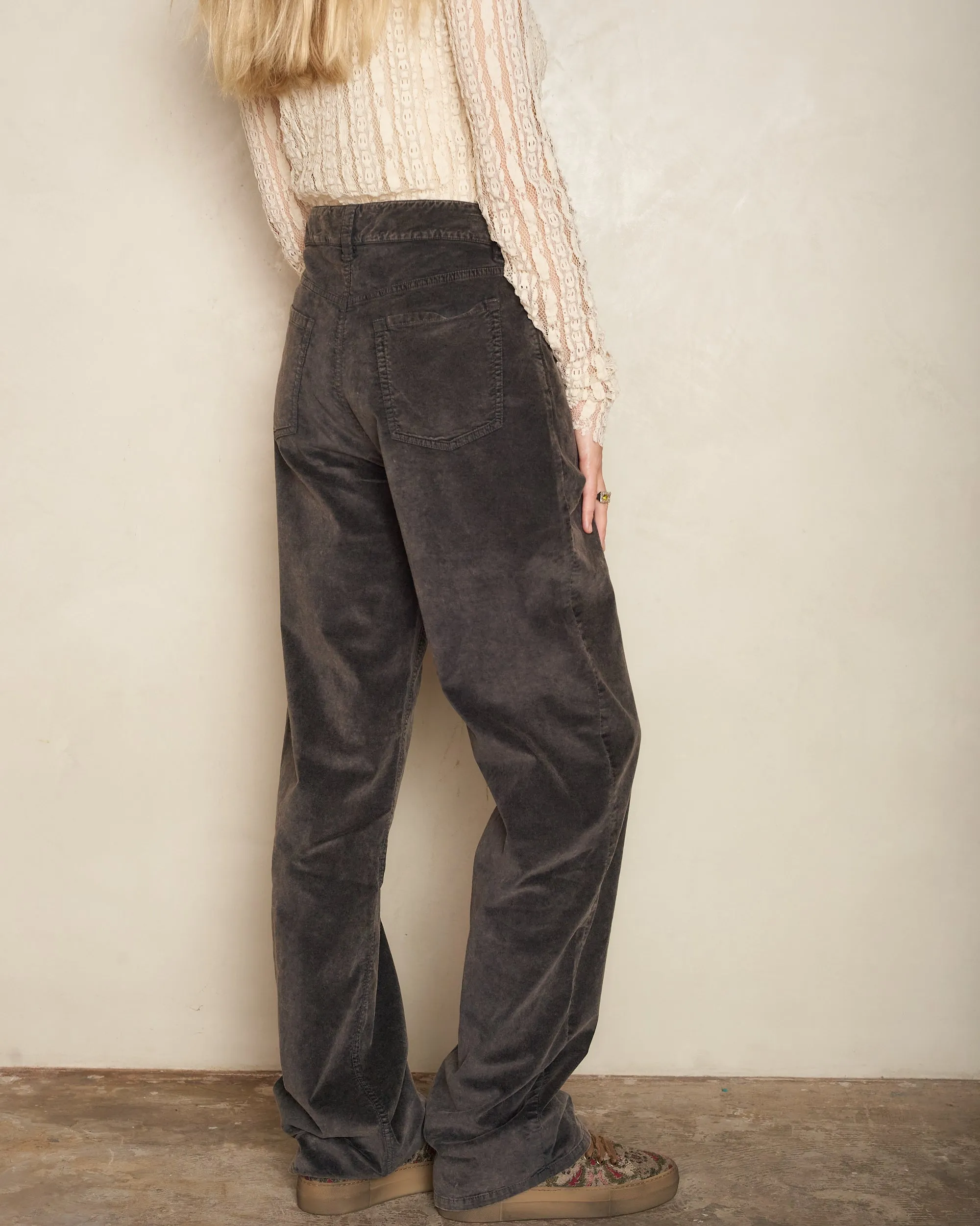 Dark Grey Tree Pants