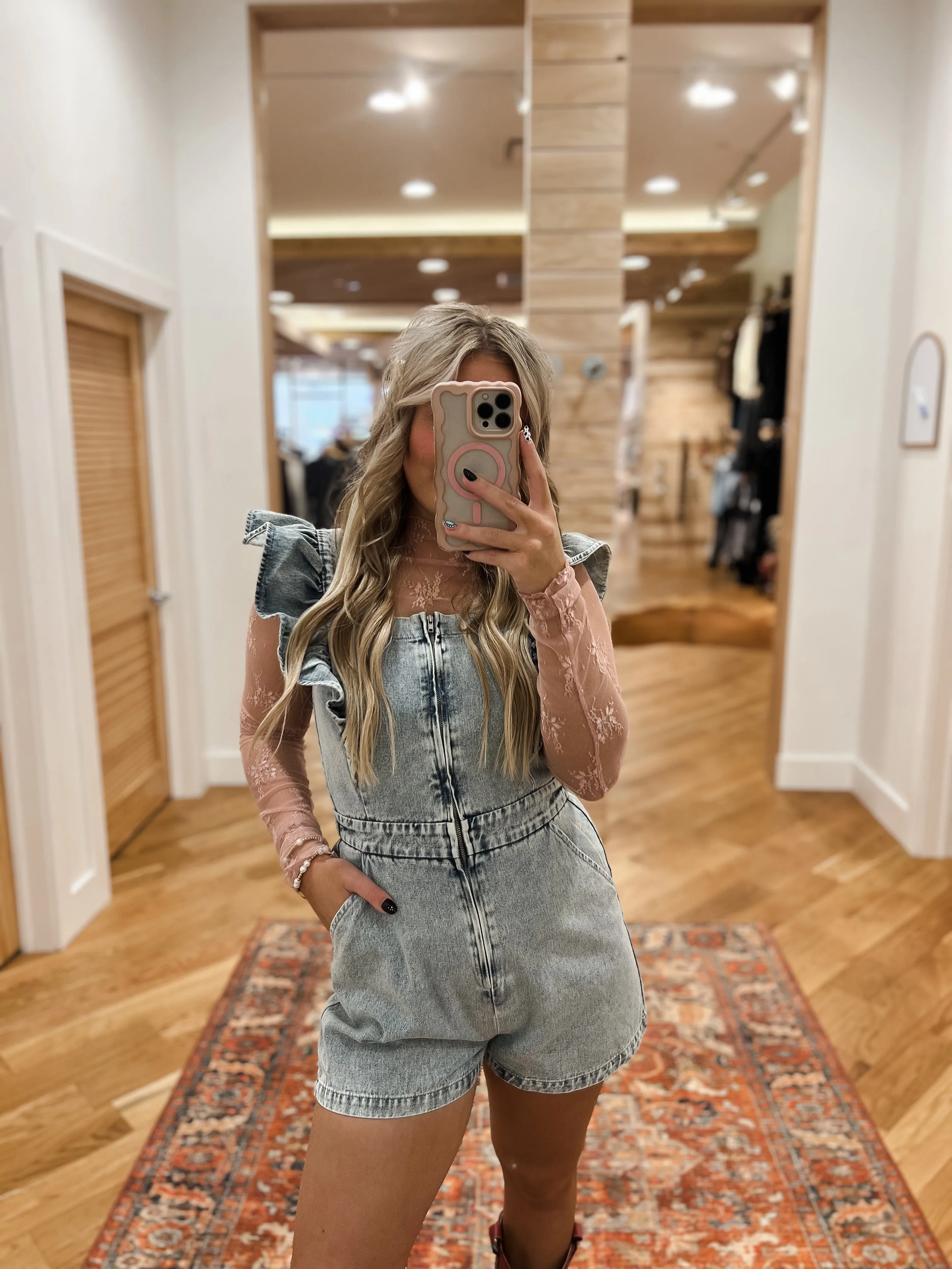 Denim Darlin Romper