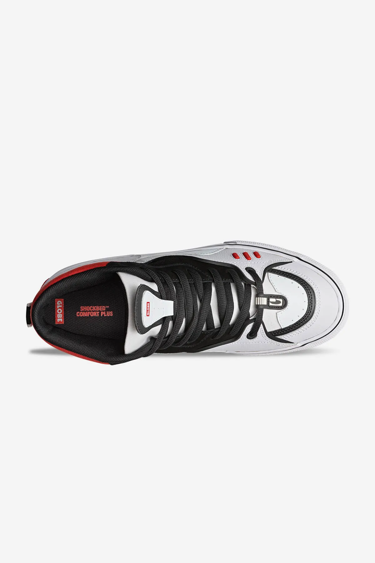 Dimension - White/Black/Red - Shoes
