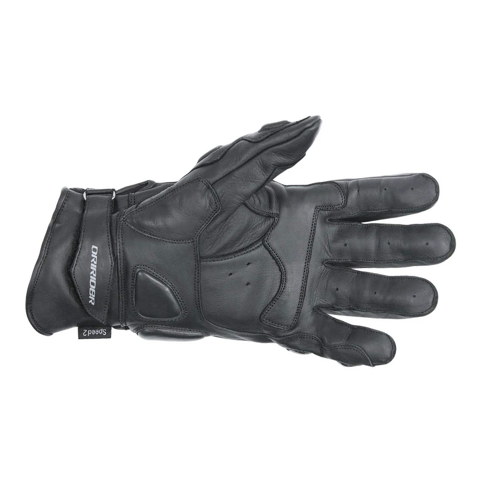 Dririder Speed 2 All-Season Carbon Sport Short Glove - Black