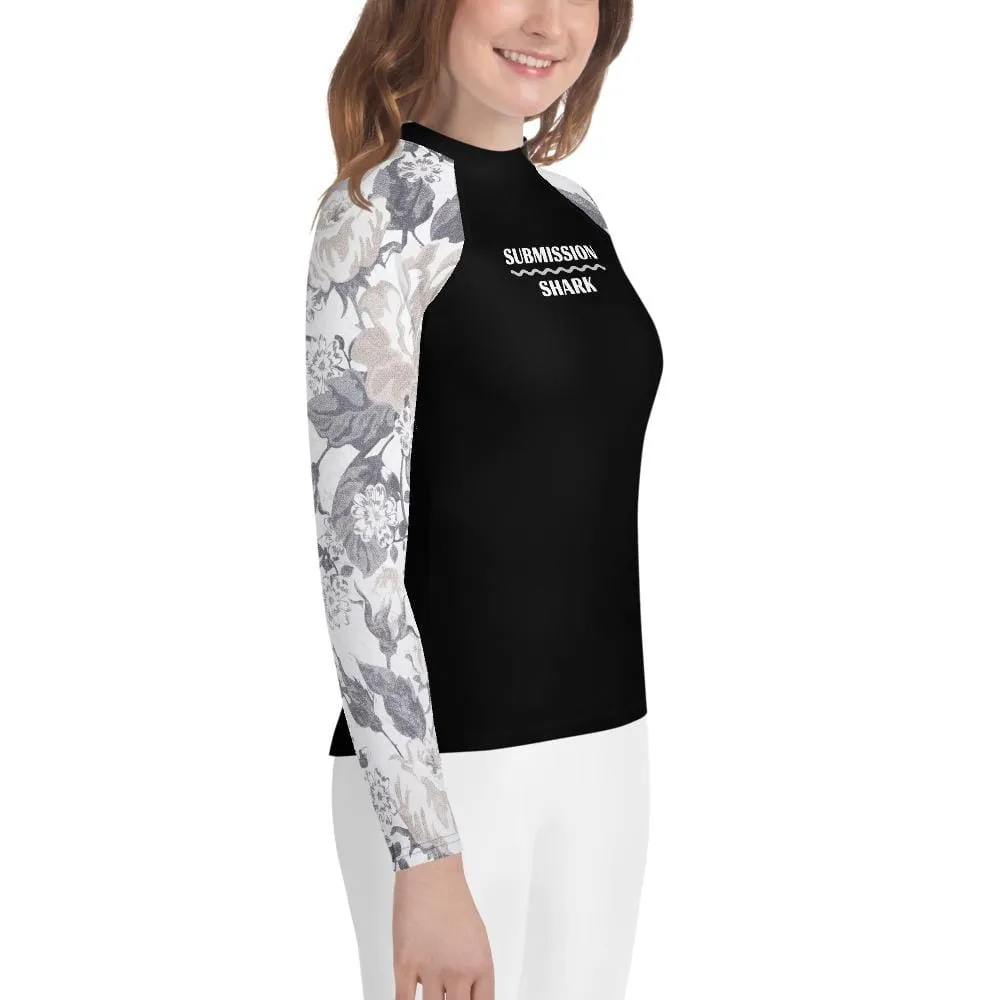 Elegant Dame ~ Youth Rash Guard
