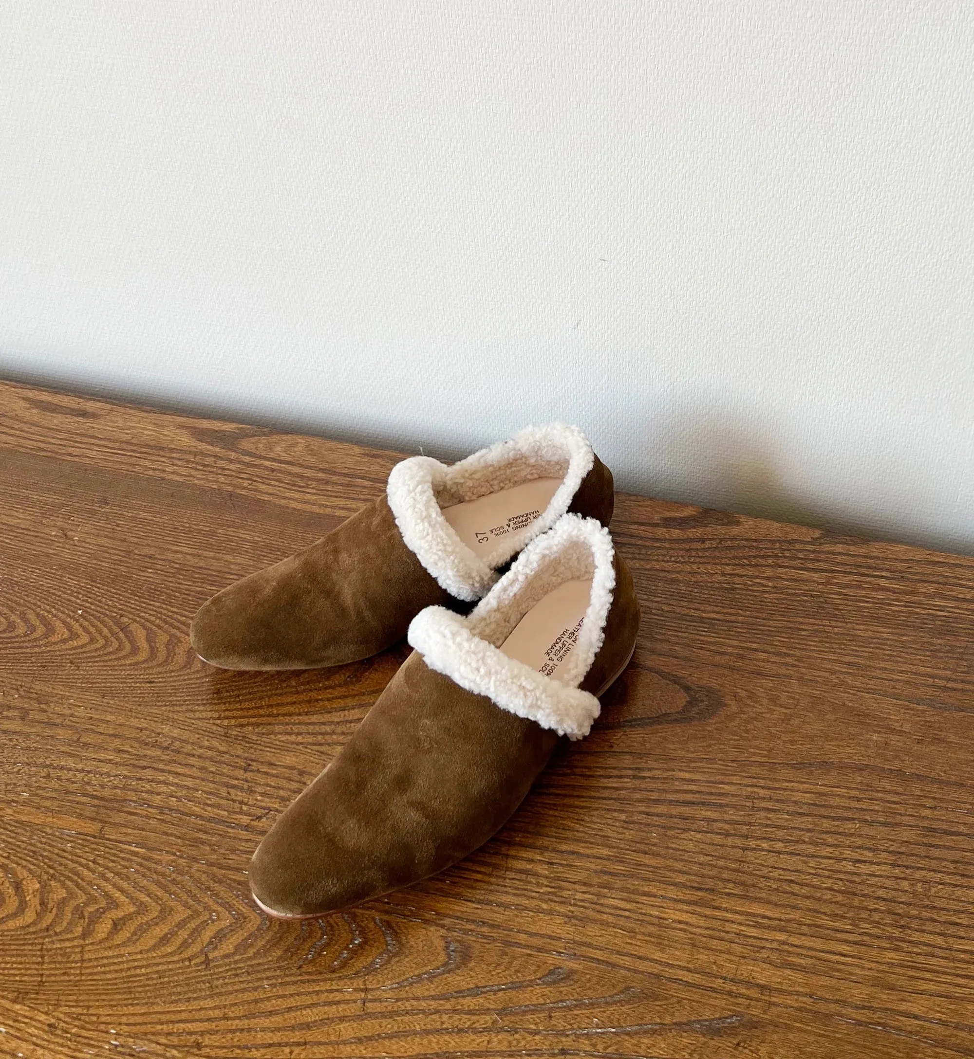 Elegant Sheepskin Slip-On