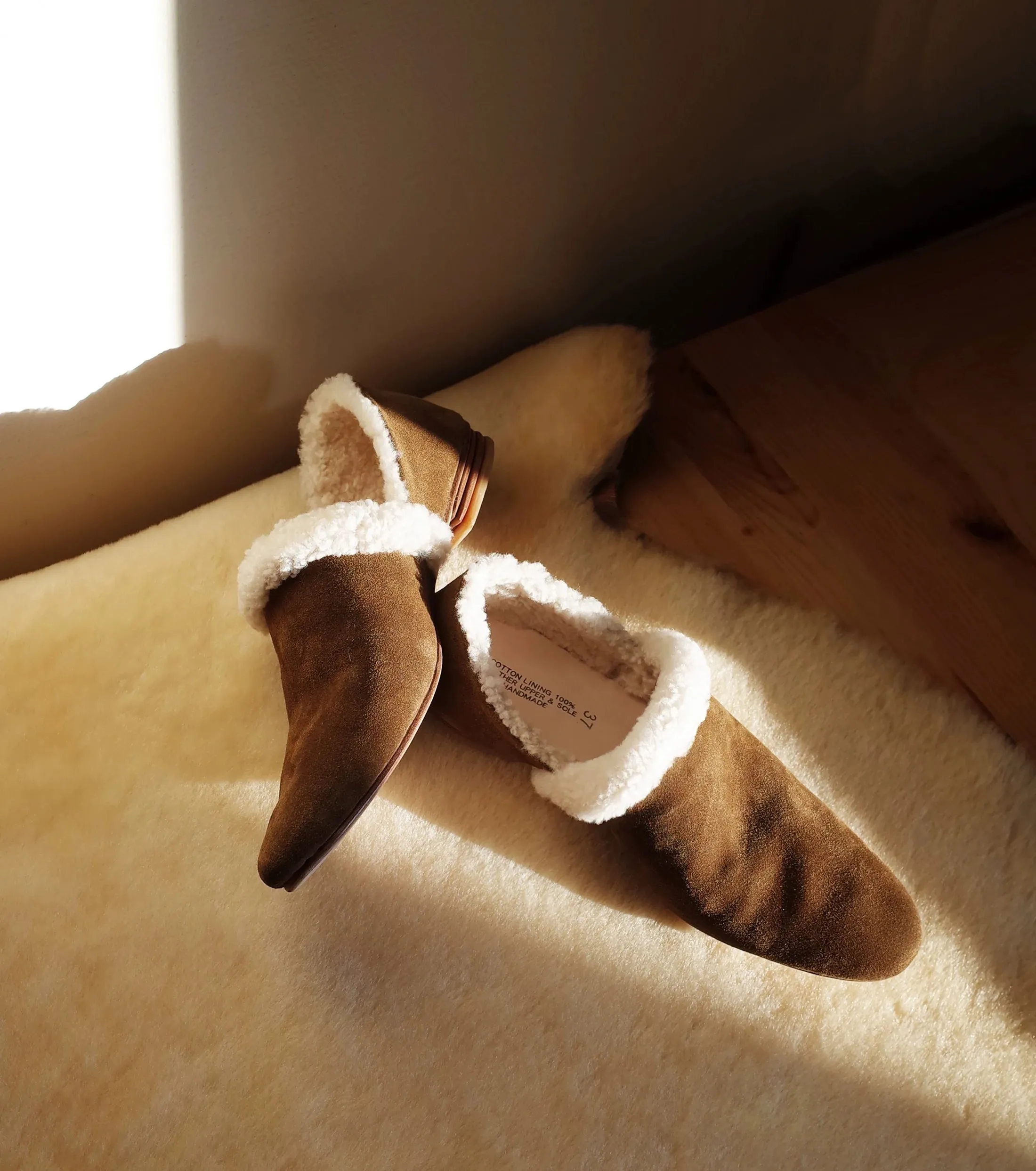 Elegant Sheepskin Slip-On