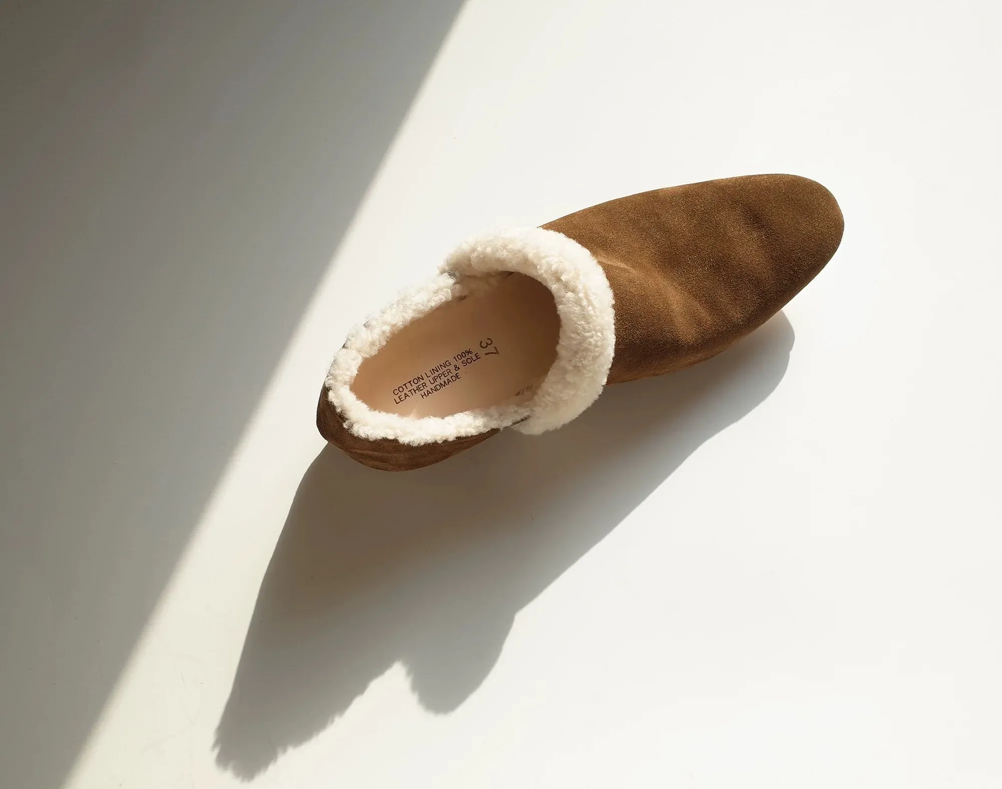 Elegant Sheepskin Slip-On