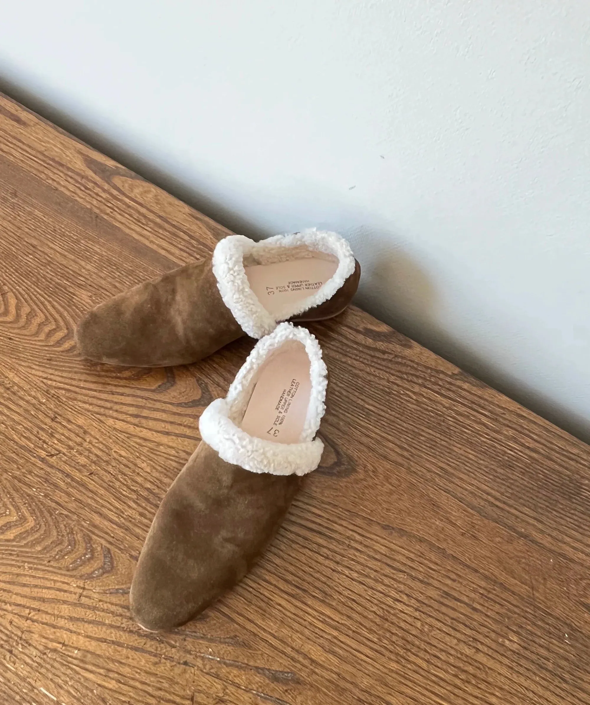 Elegant Sheepskin Slip-On