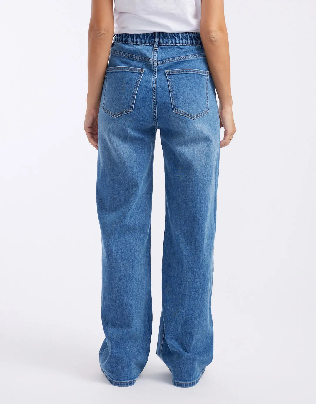 Emma Wide Leg Jeans - Denim