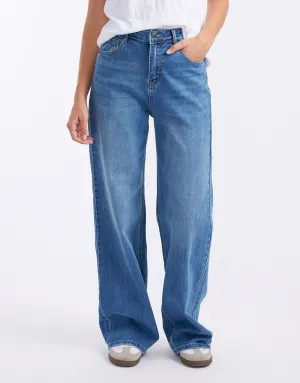 Emma Wide Leg Jeans - Denim