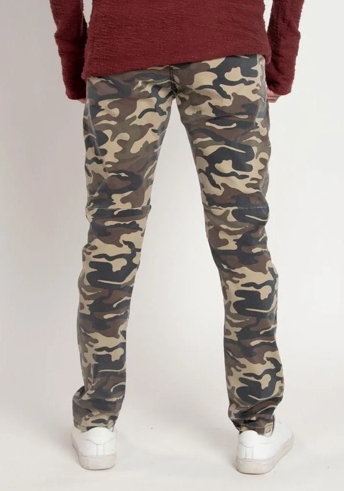 Expent Tapered Trousers - Camo