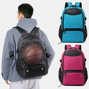 Extra Large Functional Backpack Sports Bag Racket Bag with Shoe Compartment