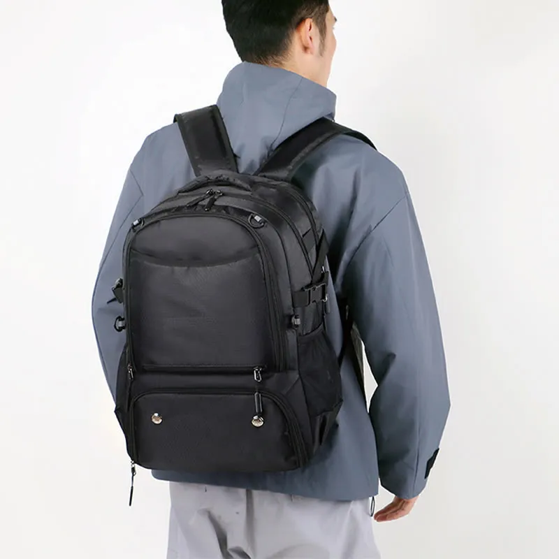 Extra Large Functional Backpack Sports Bag Racket Bag with Shoe Compartment