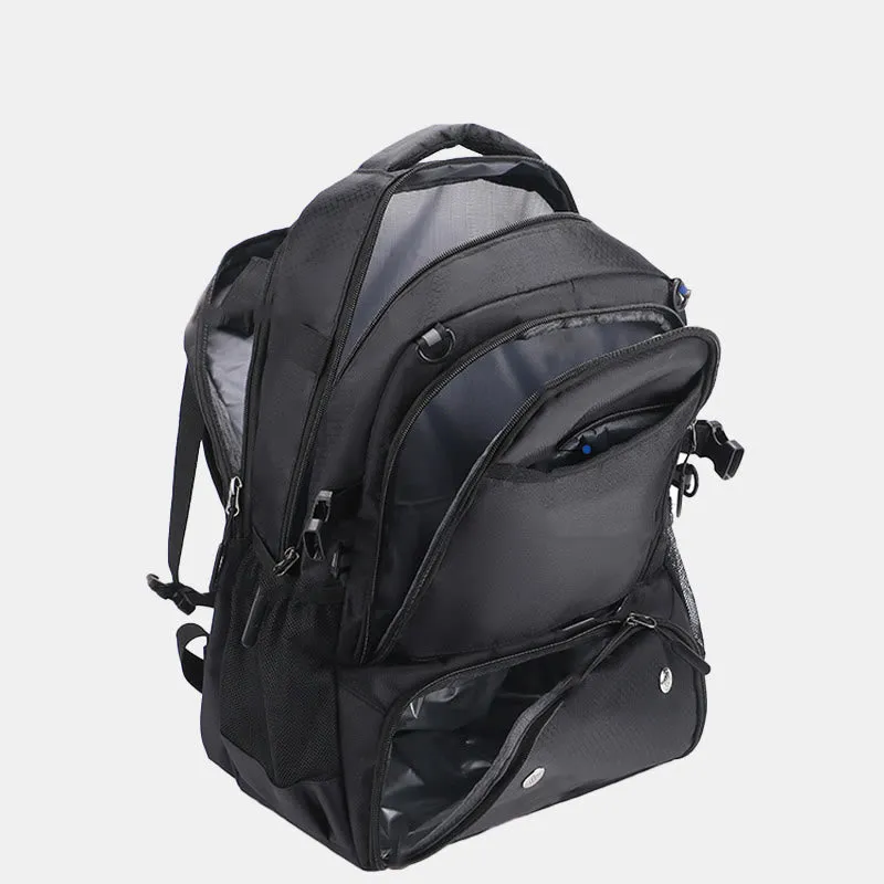 Extra Large Functional Backpack Sports Bag Racket Bag with Shoe Compartment