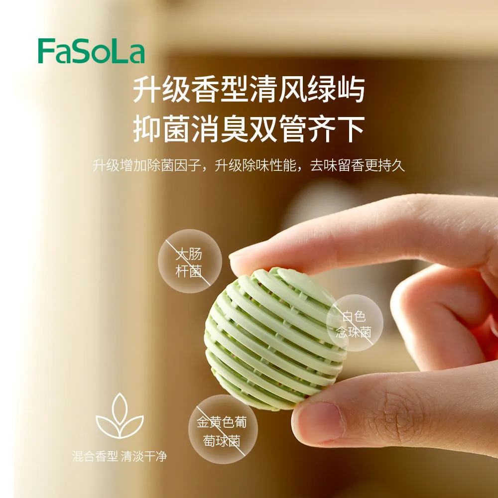 FaSoLa Shoe Deodorizer Balls - Lemon Scent, 6 Pieces