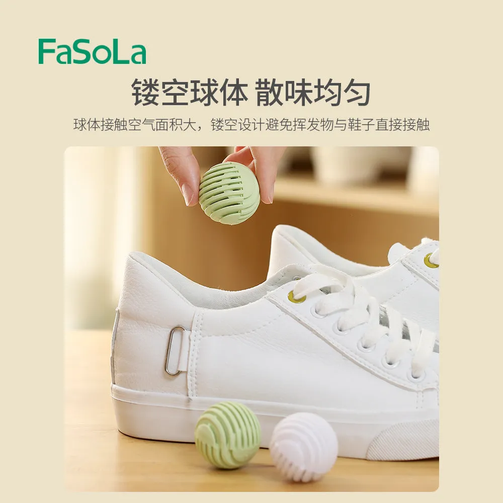 FaSoLa Shoe Deodorizer Balls - Lemon Scent, 6 Pieces