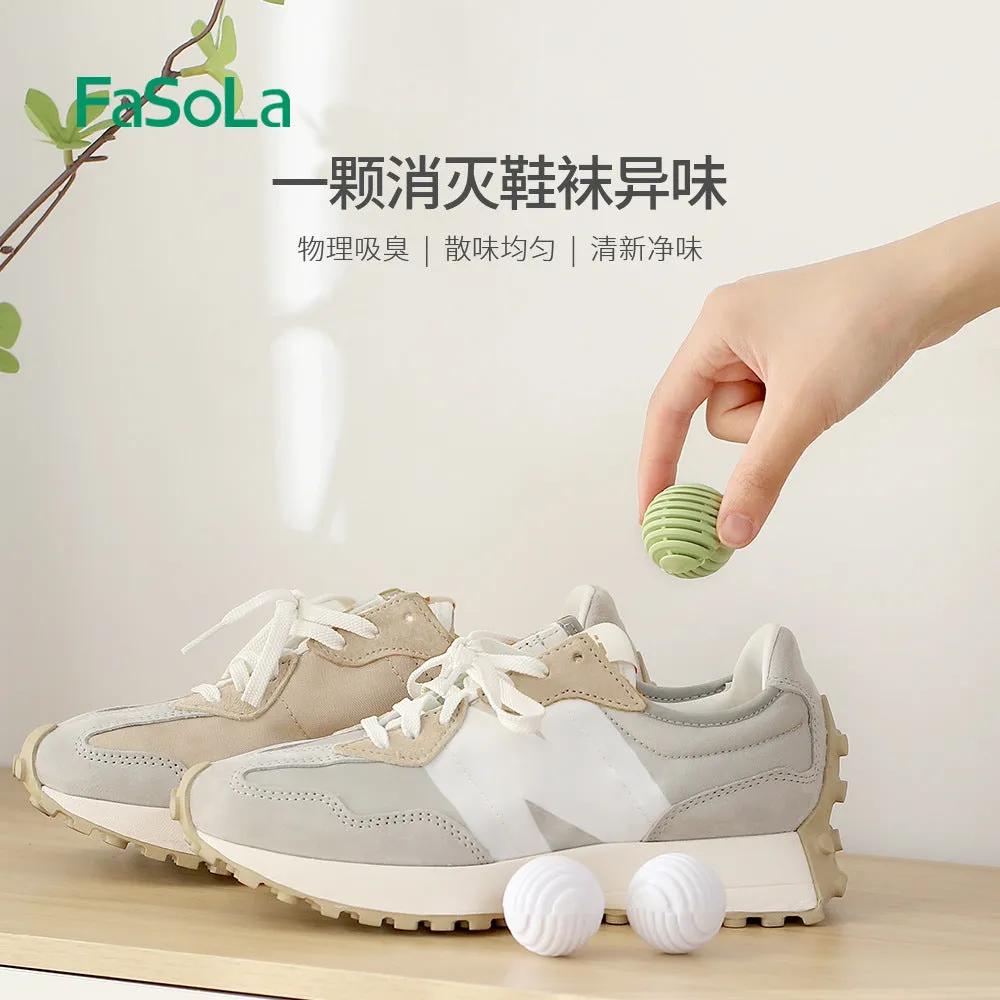 FaSoLa Shoe Deodorizer Balls - Lemon Scent, 6 Pieces