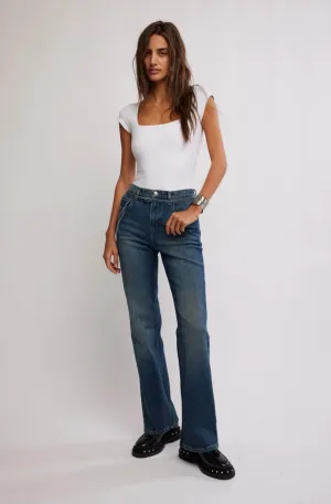 Free people Sabine Slim A Line Jean in Hibernate