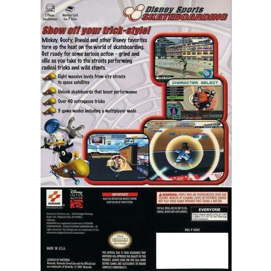 GameCube - Disney Sports Skateboarding