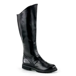 GOTHAM-100 Fancy Dress Costume Funtasma Men's Boots Black Pu