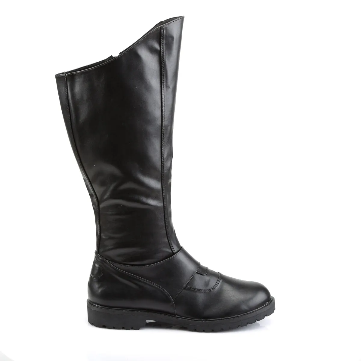 GOTHAM-100 Fancy Dress Costume Funtasma Men's Boots Black Pu